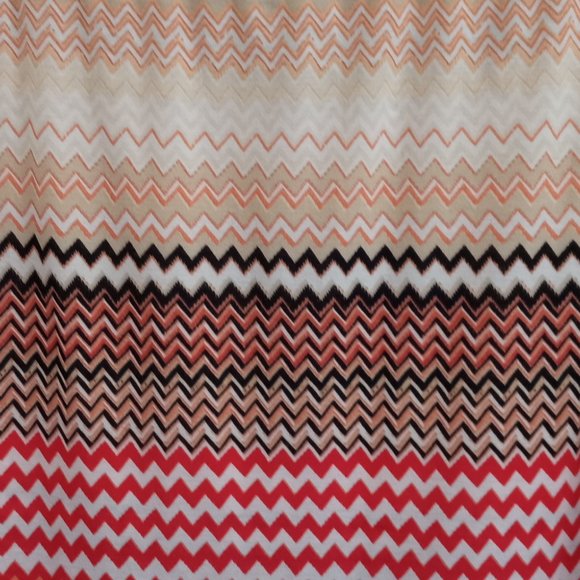 Bobbie Brooks Long Maxi Skirt Plus Size 1X Stretch Bohemian Striped Multicolor - Picture 3 of 11
